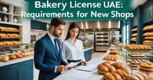 Bakery License UAE business setup process for modern bakery shop, pastry production and food business licensing
