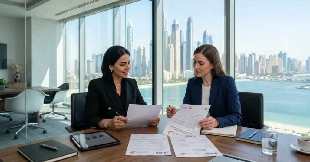 Beauty Salon License UAE approval process with salon registration and municipality compliance documentation