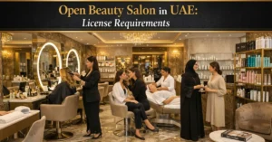 Beauty Salon in UAE with luxury salon interior and professional beauty business setup in Dubai