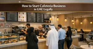 Cafeteria Business in UAE modern cafeteria setup Dubai interior customer service counter