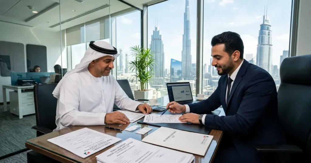 Cleaning Services License UAE business registration and trade license approval process in Dubai