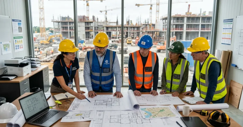 Different categories under Construction License UAE including contracting and infrastructure services