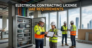 Electrical Contracting License for professional electrical installation and infrastructure projects in UAE
