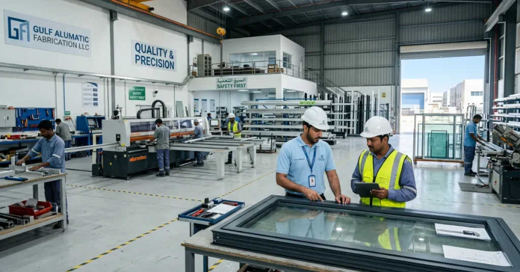 Glass & Aluminum License UAE for aluminum fabrication workshop and industrial business setup