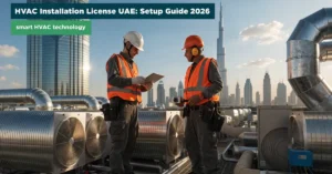 HVAC Installation License UAE services for commercial air conditioning and ventilation systems in Dubai