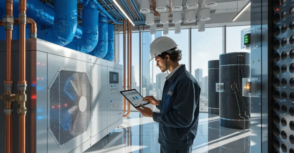 HVAC Services Company using smart cooling technology and AI-powered maintenance systems in UAE