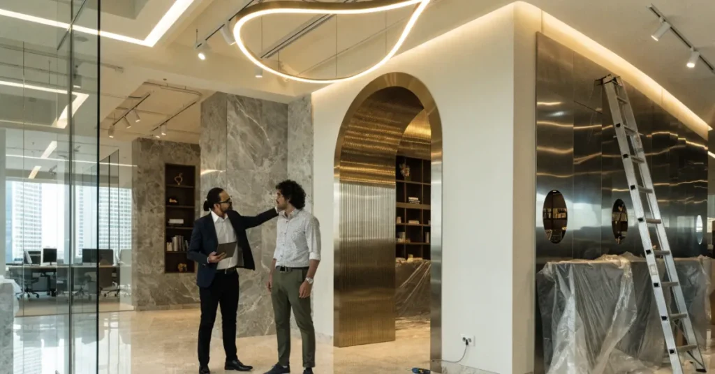 Interior Design License UAE for commercial interior design, fit-out supervision, and luxury workspace projects in UAE