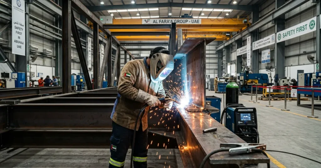Welding Services License UAE for industrial welding operations and fabrication services