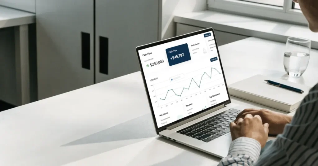 Bookkeeping software and cloud accounting tools helping UAE freelancers manage financial reporting and cash flow efficiently