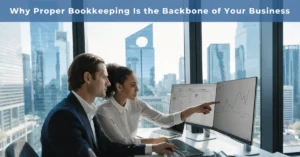 Bookkeeping for businesses with organized financial records, cash flow management, and professional financial reporting.