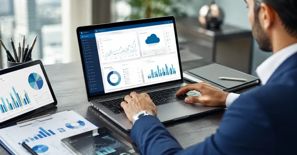 Modern Bookkeeping Services in the UAE using cloud accounting technology and real-time financial reporting