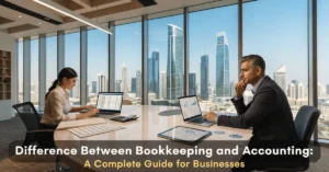 Bookkeeping and Accounting professionals working together to manage financial records, reporting, and business decision-making.