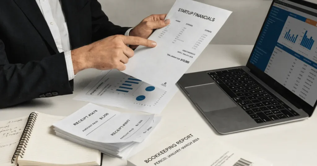 Maintaining accurate bookkeeping and financial records for Corporate Tax in UAE compliance to support startup growth and tax reporting requirements.