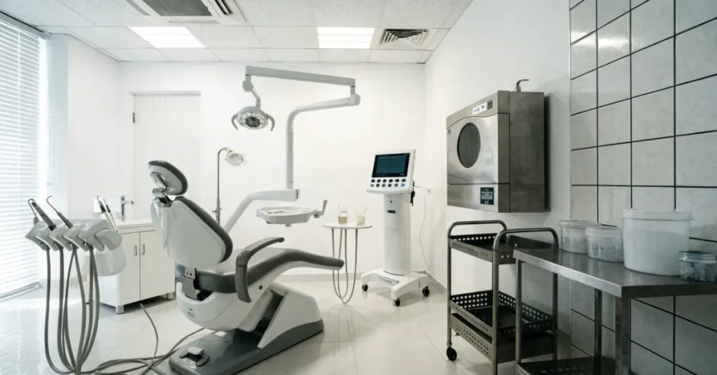 Facility requirements and equipment setup for a Dental Clinic License UAE in a professional dental healthcare center