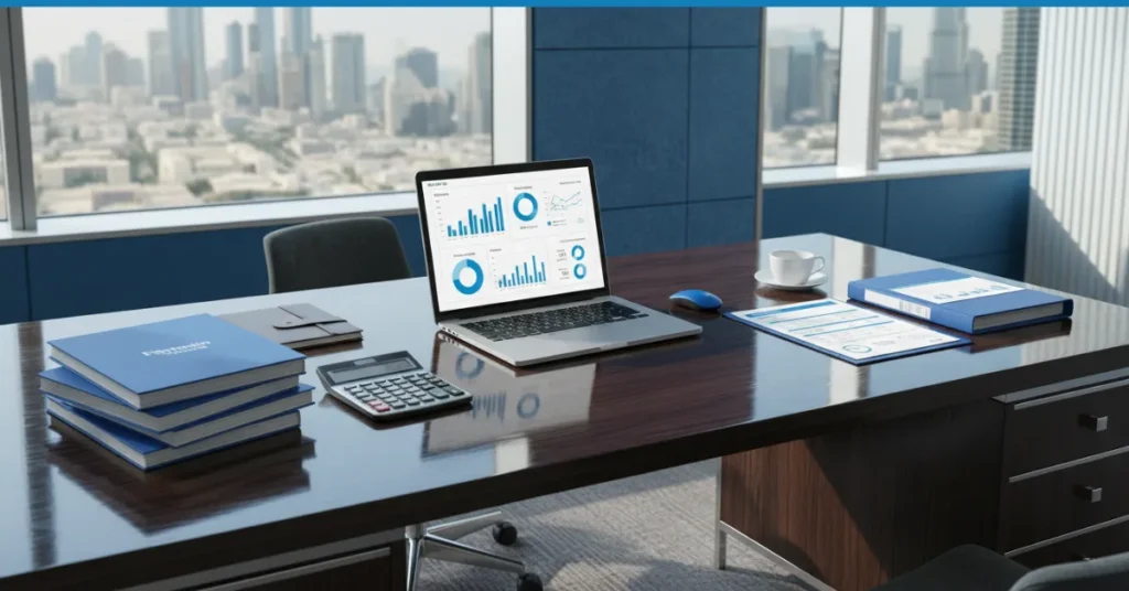Financial Ratios analysis reports and business performance metrics used for better financial decision-making.