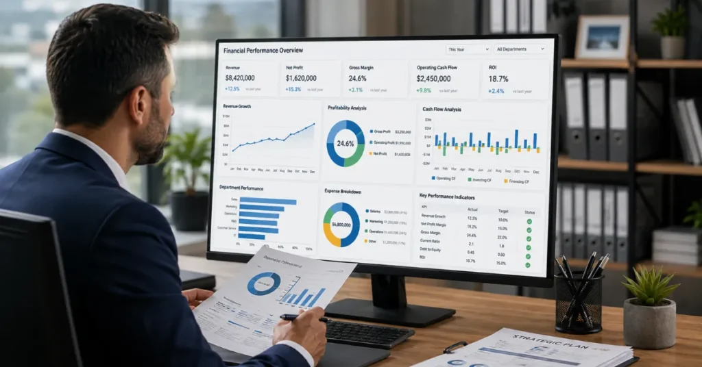 Using Financial Statements to evaluate profitability, cash flow, and business performance for strategic decision-making.