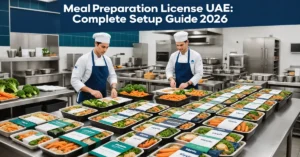 Meal Preparation License UAE business setup for healthy meal delivery service and commercial food preparation company