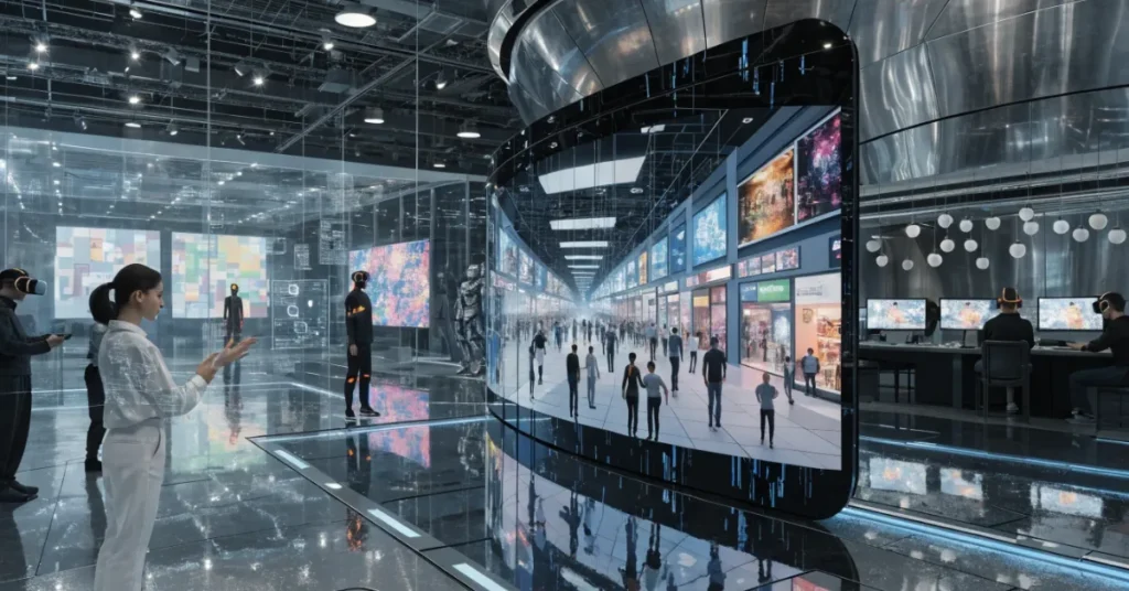 Metaverse Business in UAE powered by blockchain technology, virtual commerce, NFT ecosystems, AI innovation, and Web3 growth opportunities