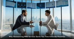 Outsourcing PRO Services helping UAE businesses manage government compliance, trade licenses, visa processing, and regulatory documentation.