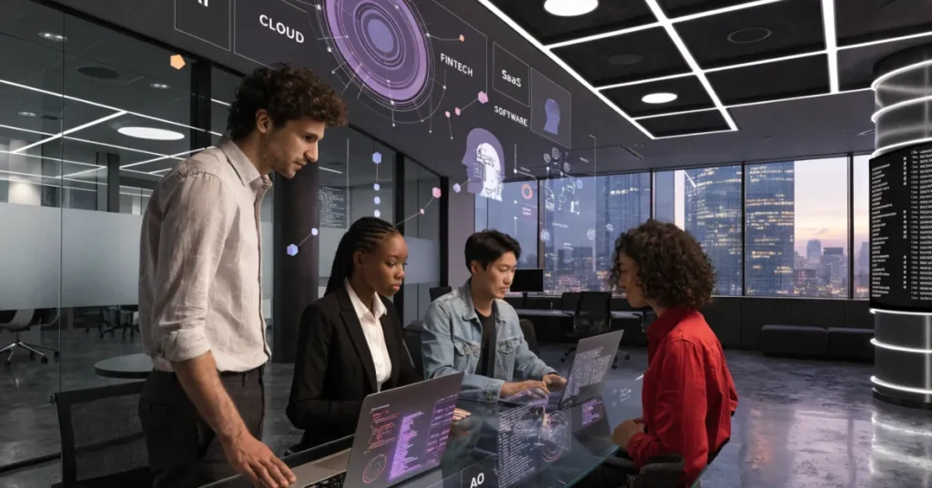 Software Company in UAE growth opportunities in AI SaaS fintech and digital transformation sectors