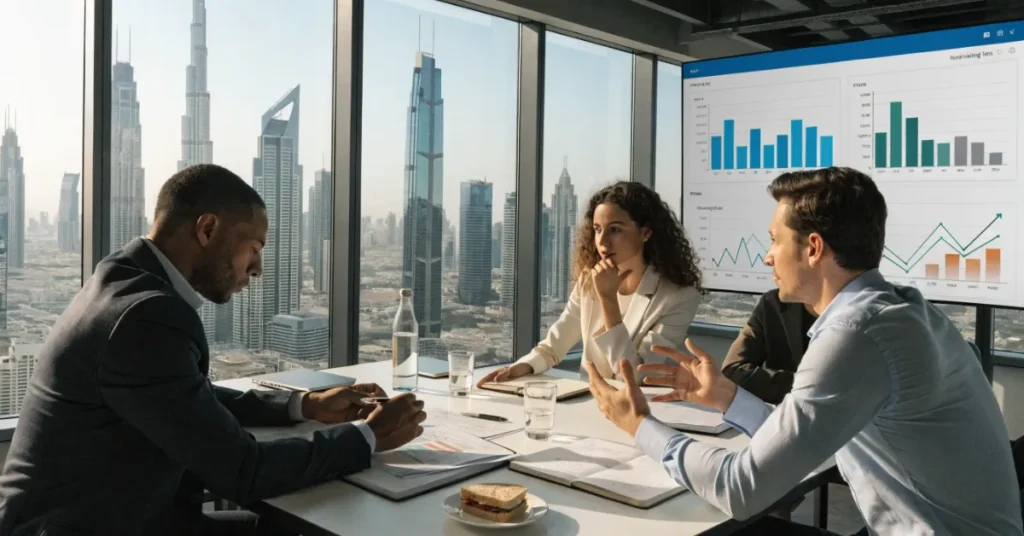 Trade License in Dubai cost planning, company setup expenses, and business investment analysis in the UAE.
