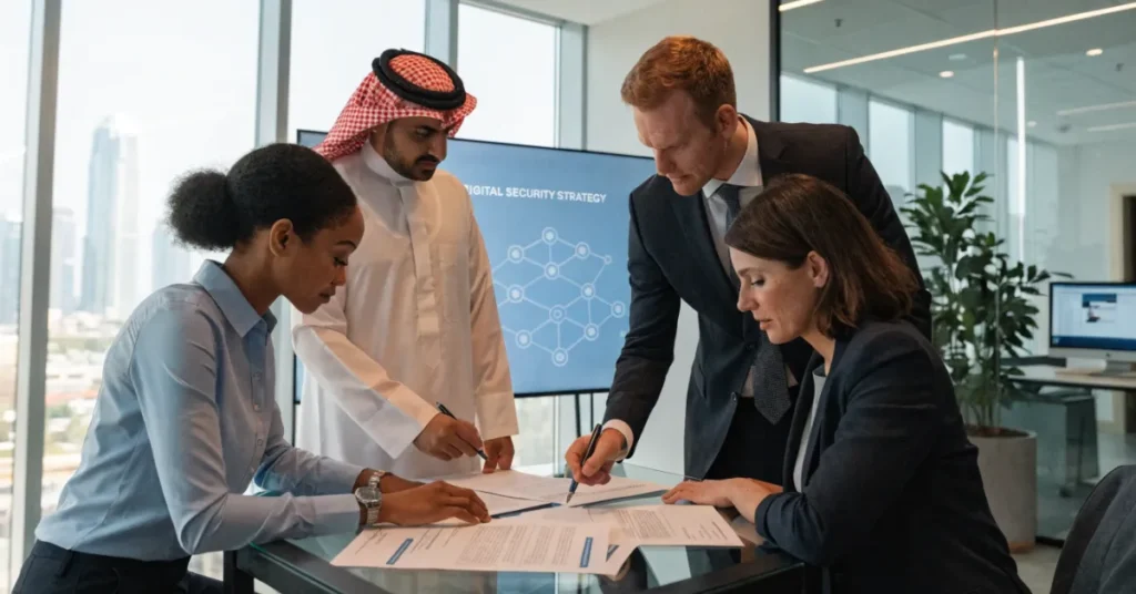 UAE Cybersecurity Services license application process, compliance requirements, and business setup consultation