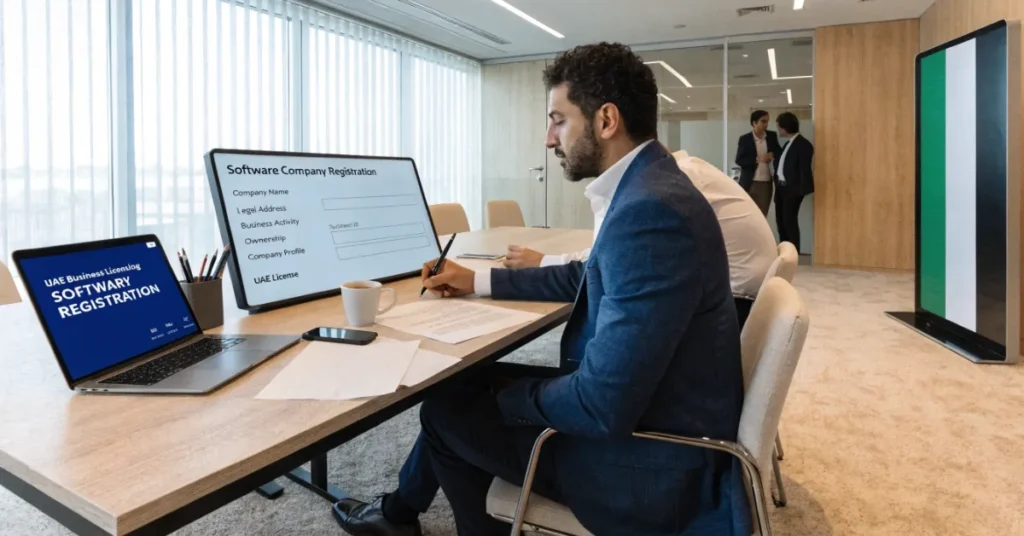 UAE Software Development License mainland and free zone business setup comparison