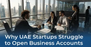 UAE Startups facing business bank account opening challenges and banking compliance requirements in the UAE