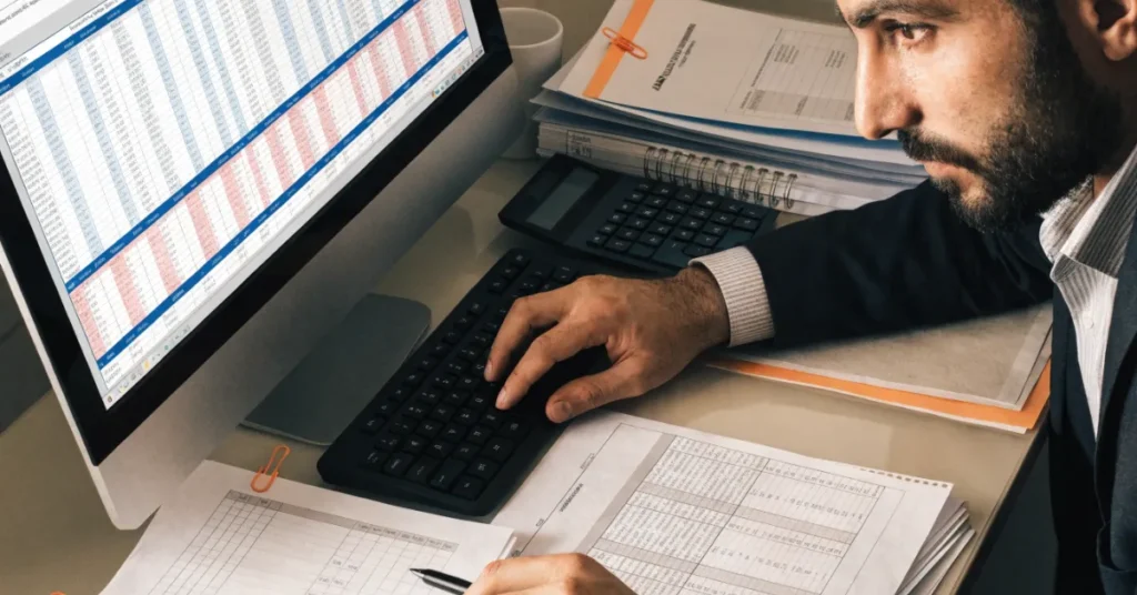 Professional accountant managing VAT Registration UAE compliance, filing obligations, and financial records