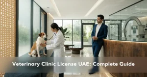 Professional veterinary healthcare facility representing a Veterinary Clinic License in the UAE with licensed veterinarians providing quality animal care services.