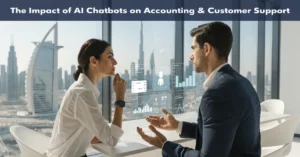 AI Chatbots transforming accounting, financial reporting, and customer support for modern businesses.