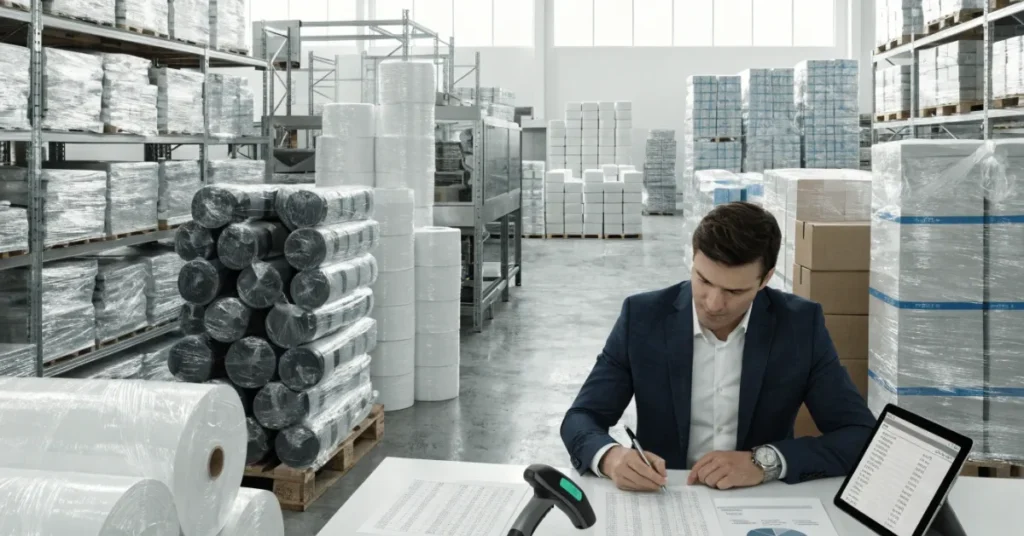 Accounting for manufacturing inventory management showing production costing, stock control and professional Accounting processes in the UAE.