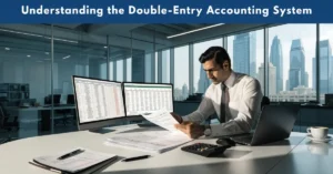 Accounting double-entry bookkeeping system for modern business financial management