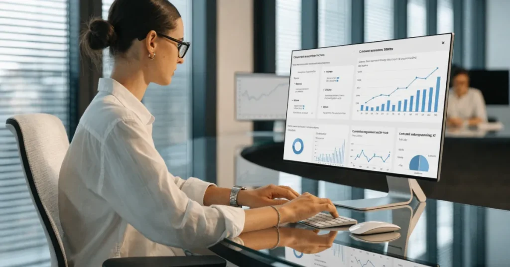 Bank Feeds integrated with automated bookkeeping dashboard for expense categorization, cash flow monitoring, and financial reporting.