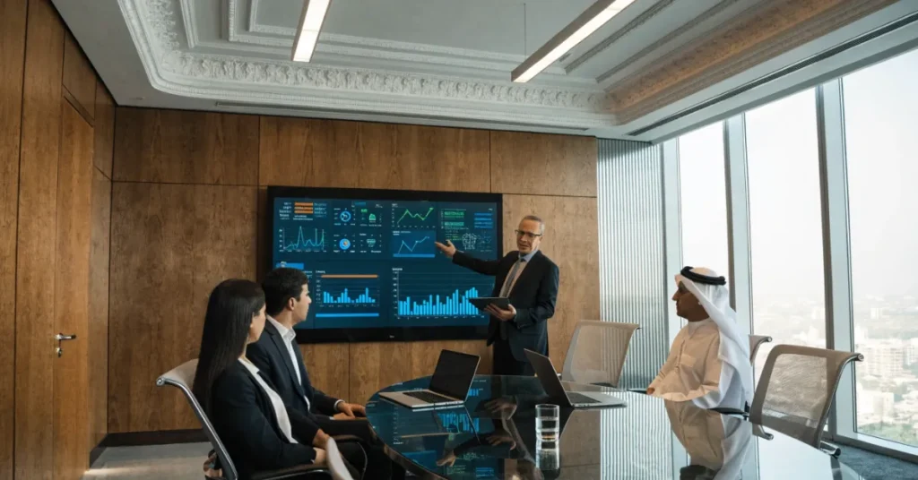 Financial forecasting and Budgeting analysis supporting sustainable growth for UAE SMEs.