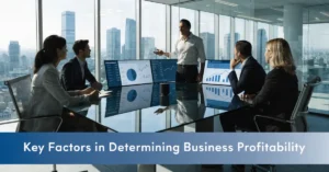 Business Profitability analysis dashboard helping businesses improve financial performance and profitability.