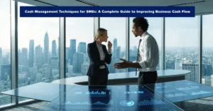 Cash Management dashboard helping SME business owners monitor cash flow, liquidity, and financial performance.