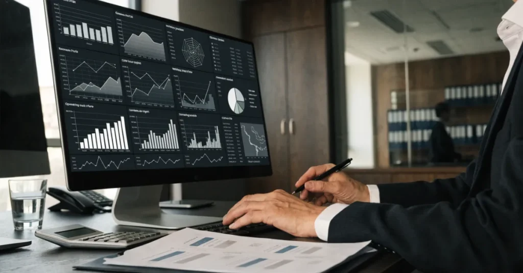 Professional securing Data Security for accounting systems using encryption and multi-factor authentication.