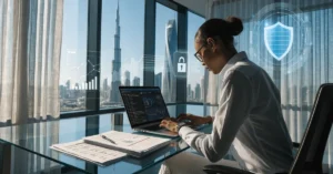 Data Security in accounting protecting financial records and confidential business information in the UAE.