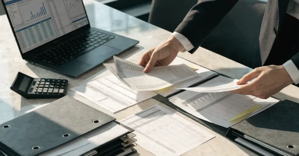 Organising financial records using the FTA Audit Checklist 2026 for accurate UAE tax compliance.