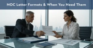 NOC Letter for employment, visa, business, and official approvals in the UAE