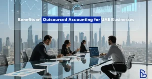 Outsourced Accounting services helping UAE businesses manage bookkeeping, financial reporting, VAT compliance, and Corporate Tax efficiently.