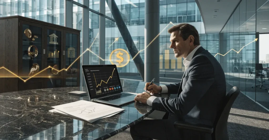 Long-term Passive Income wealth-building strategy through diversified investments and financial planning.