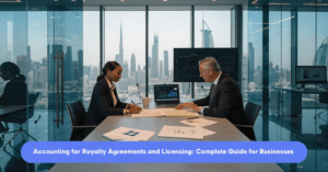 Royalty Agreements accounting and licensing contract management for business financial reporting.