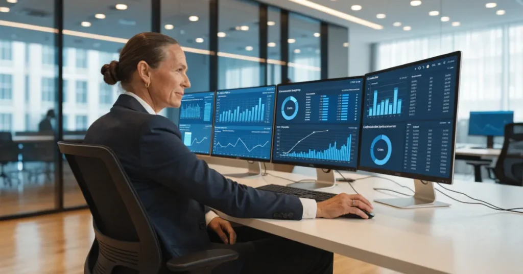 Shareholder Requirements and accounts receivable cash flow management dashboard helping businesses improve financial performance and collections.