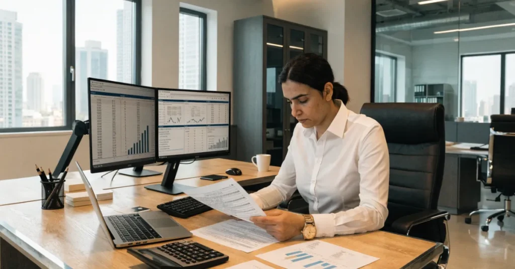 Professional review of 2026 Year-End Accounting records including bank reconciliation and financial statements.