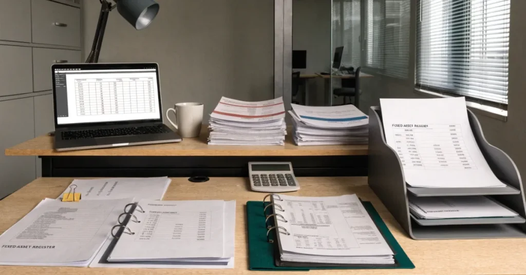 Organizing financial records for a Year-End Audit, including bank reconciliations, tax documents, invoices, and accounting reports.