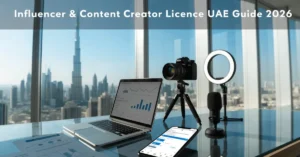 Content Creator Licence in UAE for influencers and digital entrepreneurs establishing a professional content creation business.