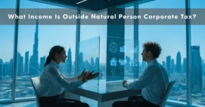 Natural Person Corporate Tax guide explaining income outside the scope of UAE Corporate Tax for individuals.