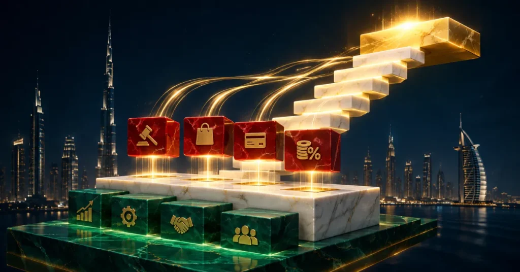 UAE Corporate Tax entertainment expense showing the 50% deductible and 50% non-deductible treatment.